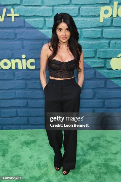 Mikaela Hoover attends the Los Angeles premiere of Apple TV+ original series "Platonic" at Regal LA Live on May 10, 2023 in Los Angeles, California.
