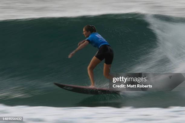 Stephanie Gilmore of Australia competes during the 2023 Gold Coast Pro at Snapper Rocks on May 11, 2023 in Gold Coast, Australia.