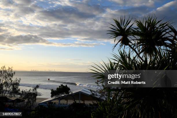 General view during the 2023 Gold Coast Pro at Snapper Rocks on May 11, 2023 in Gold Coast, Australia.