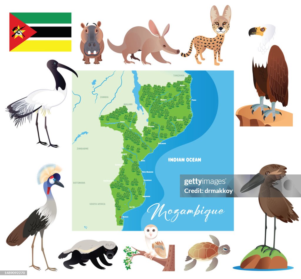 Mozambique Map
