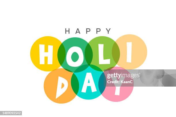 happy holidays lettering vector stock illustration. - happy holidays around the world stock illustrations