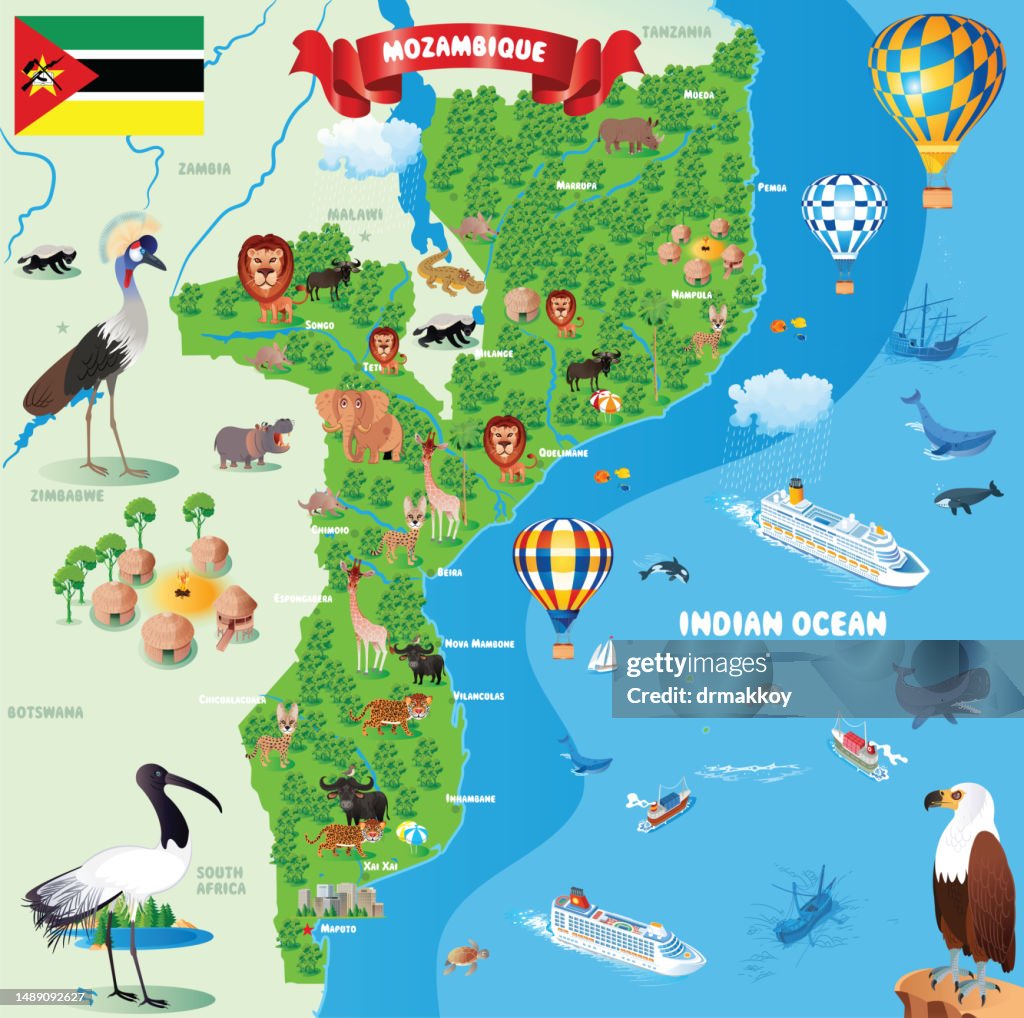 Mozambique Map