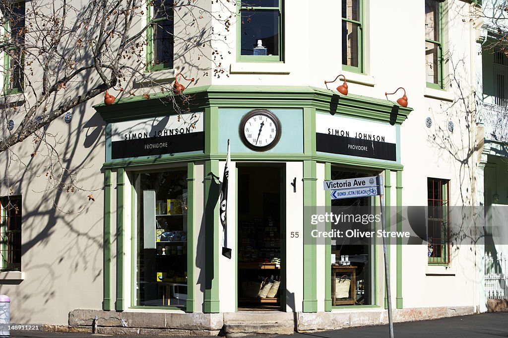 Simon Johnson, providore of fine food, Queen St. Woollahra.