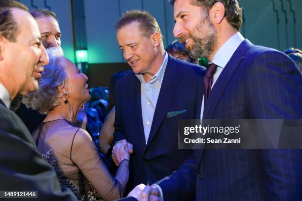 Brendan Fraser attends The Skin Cancer Foundation Champions for Change Gala at The Ziegfeld Ballroom on May 10, 2023 in New York City.