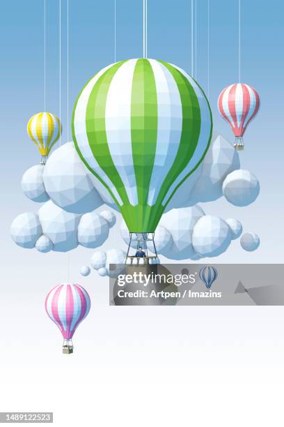 3d, cg, illustration, object, background - hanging mobile stock-grafiken, -clipart, -cartoons und -symbole