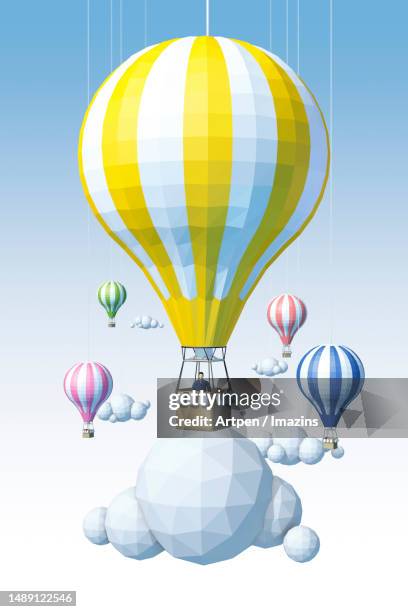 3d, cg, illustration, object, background - hanging mobile stock-grafiken, -clipart, -cartoons und -symbole