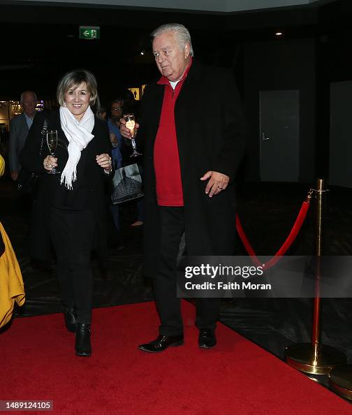 Johnny Young and wife Marisha arrive at the John Farnham: Finding The... News Photo - Getty Images