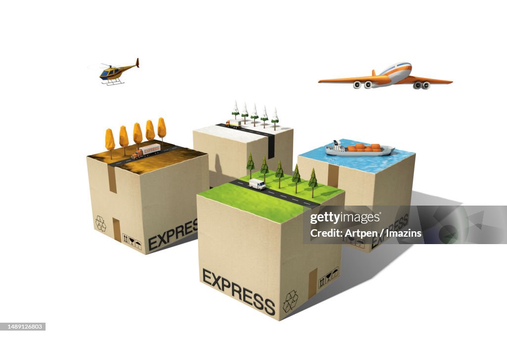 3D, CG, illustration, object, background