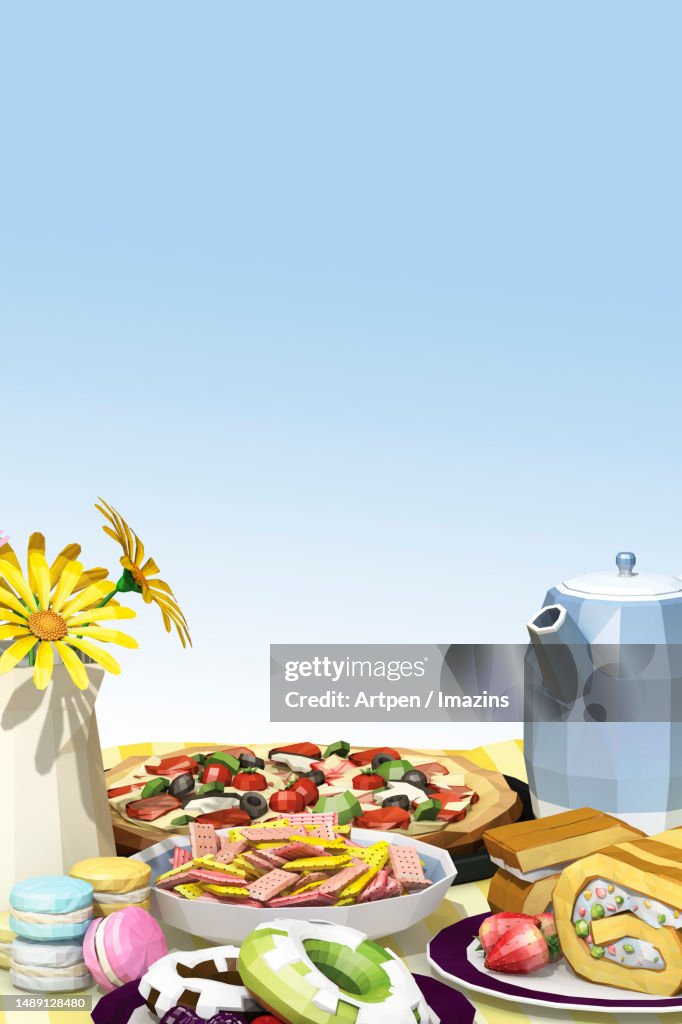 3D, CG, illustration, object, background