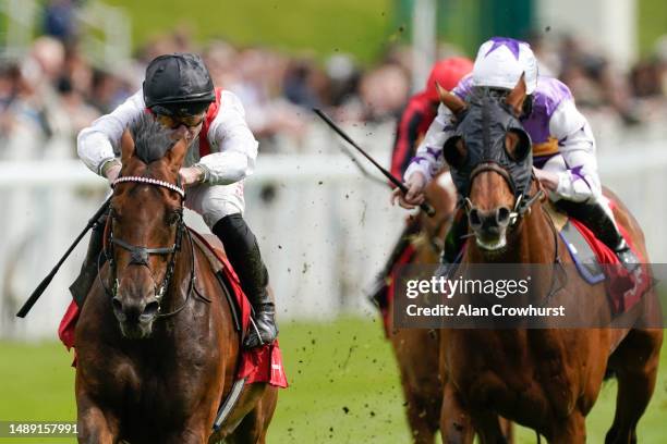 Tom Marquand riding Hamish win The tote.co.uk Bet 5 Get 20 Ormonde Stakes at Chester Racecourse on May 11, 2023 in Chester, England.