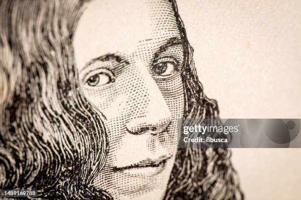 portrait of famous authors from the past: elizabeth barrett browning - elizabeth barrett browning stock illustrations
