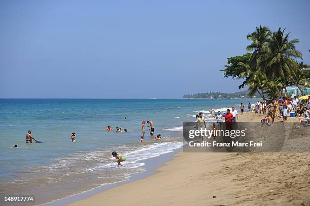 aguadilla beach. - aguadilla stock pictures, royalty-free photos & images
