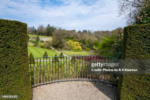 plas cadnant hidden gardens, menai bridge, anglesey, north wales - plas cadnant hidden gardens stock pictures, royalty-free photos & images