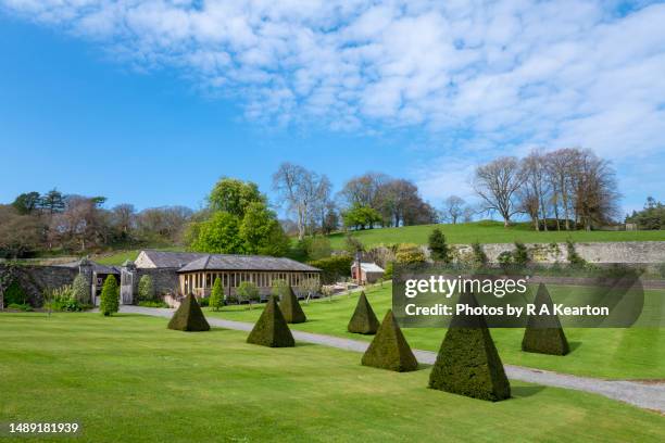 plas cadnant hidden gardens, menai bridge, anglesey, north wales - plas cadnant hidden gardens stock pictures, royalty-free photos & images