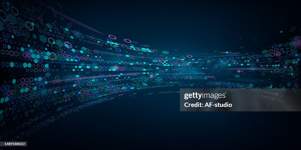 Vector Hexagonal Network Pattern High-Res Vector Graphic - Getty Images