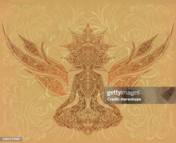 ascended - himalayan stock illustrations