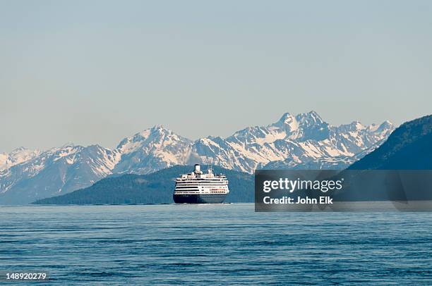 cruise ship. - alaska stock pictures, royalty-free photos & images