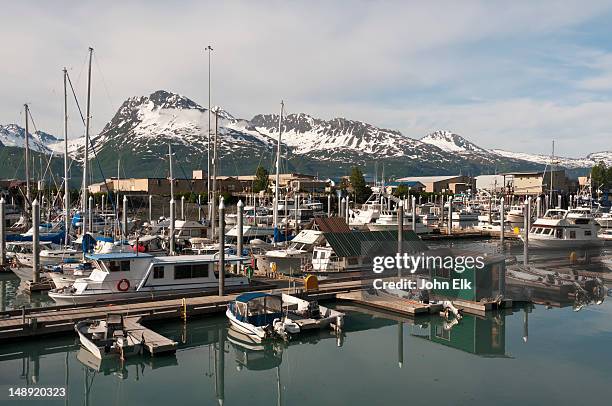 harbor view. - valdez stock pictures, royalty-free photos & images
