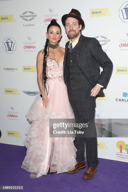 Trudi Beswick and Ricky Wilson attend the Caudwell Children Butterfly Ball 2023 at Indigo2 at The O2 Arena on May 11, 2023 in London, England.