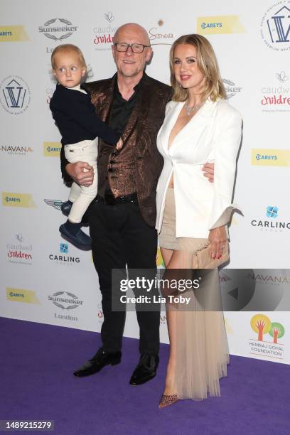 John Caudwell and Modesta Vzesniauskaite attend the Caudwell Children Butterfly Ball 2023 at Indigo2 at The O2 Arena on May 11, 2023 in London,...