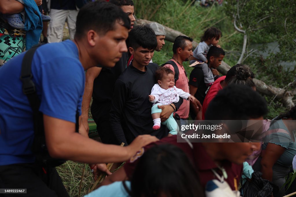 Migrant Crossings At Southern Border Increase As Title 42 Policy Expires