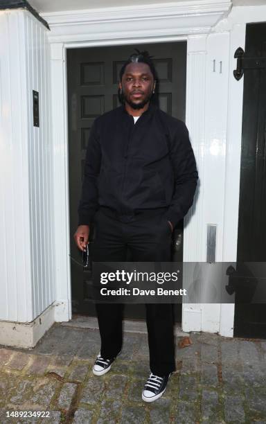 Yomi Sode attends Belstaff's 75th anniversary celebration of the Trialmaster Jacket on May 11, 2023 in London, England.