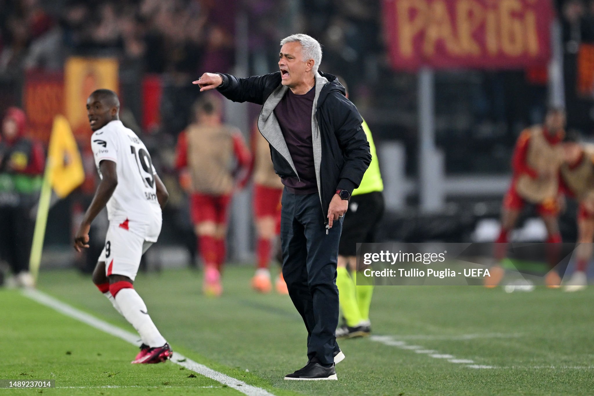 The following magical evening, even The Special One is not left unaffected by AS Roma