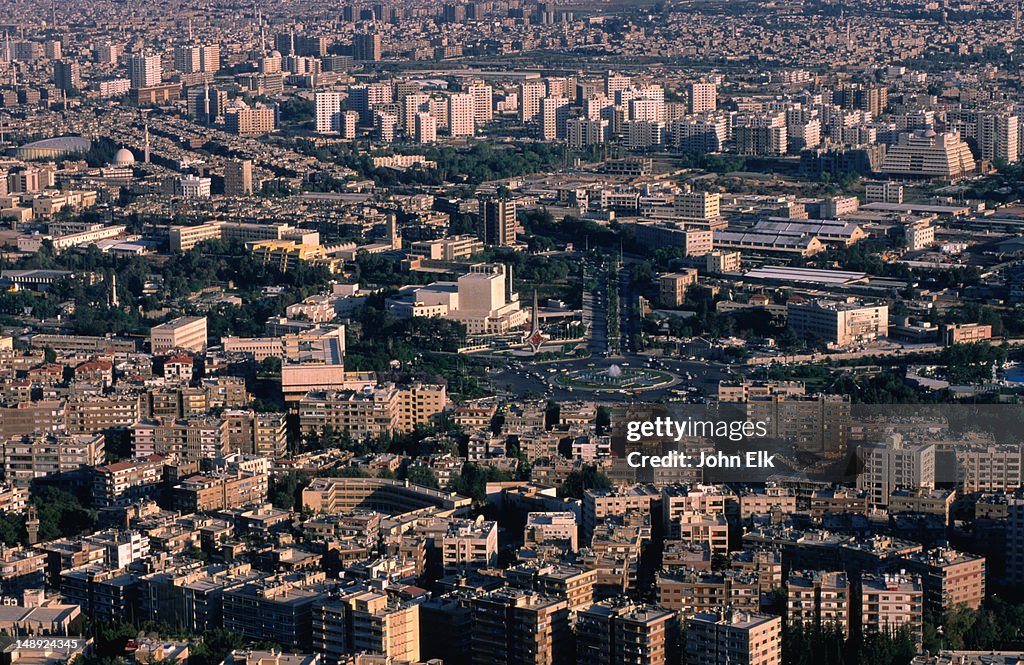 The city of Damascus from Mt Qassioun.