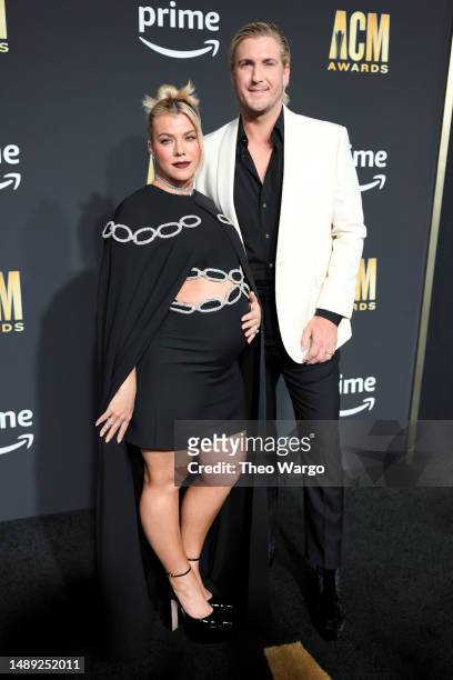 Kimberly Perry and Johnny Costello attend the 58th Academy Of Country Music Awards at The Ford Center at The Star on May 11, 2023 in Frisco, Texas.