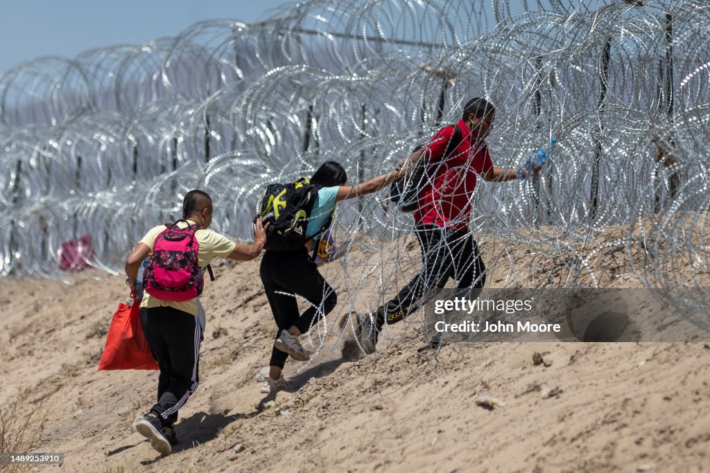 Migrant Crossings At Southern Border Increase As Title 42 Policy Expires