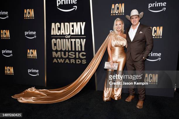 Summer Duncan and Jon Pardi attend the 58th Academy Of Country Music Awards at The Ford Center at The Star on May 11, 2023 in Frisco, Texas.