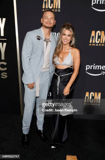 Kane Brown and Katelyn Jae Brown attend the 58th Academy Of Country Music Awards at The Ford Center at The Star on May 11, 2023 in Frisco, Texas.