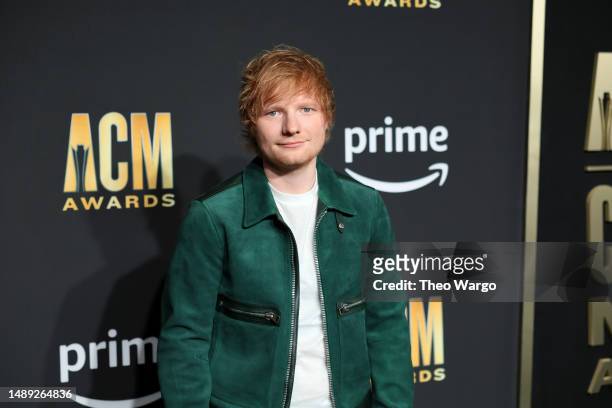 Ed Sheeran attends the 58th Academy Of Country Music Awards at The Ford Center at The Star on May 11, 2023 in Frisco, Texas.
