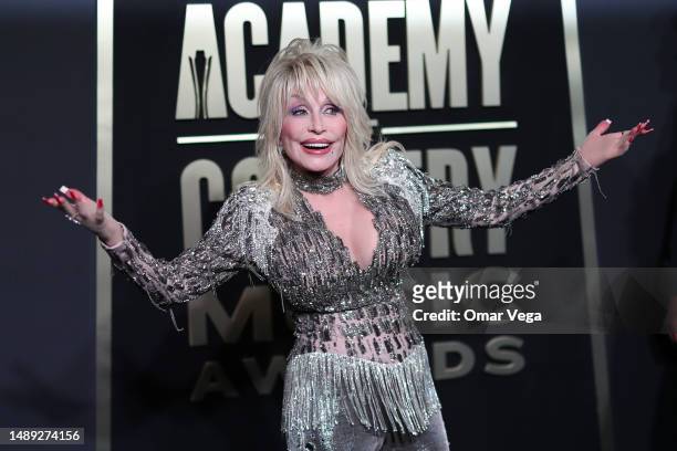 Singer Dolly Parton arrives for the 58th Academy of Country Music awards at The Ford Center at The Star on May 11, 2023 in Frisco, Texas.