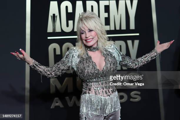 Singer Dolly Parton arrives for the 58th Academy of Country Music awards at The Ford Center at The Star on May 11, 2023 in Frisco, Texas.