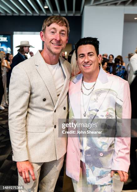 Ashley Gorley and Jesse Frasure attend the 58th Academy of Country Music Awards at The Ford Center at The Star on May 11, 2023 in Frisco, Texas.