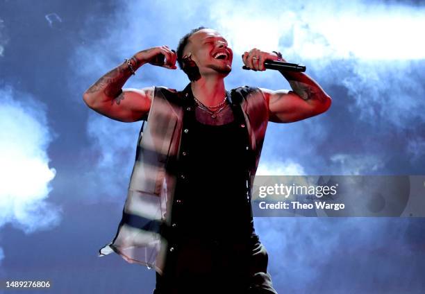 Kane Brown performs onstage during the 58th Academy Of Country Music Awards at The Ford Center at The Star on May 11, 2023 in Frisco, Texas.