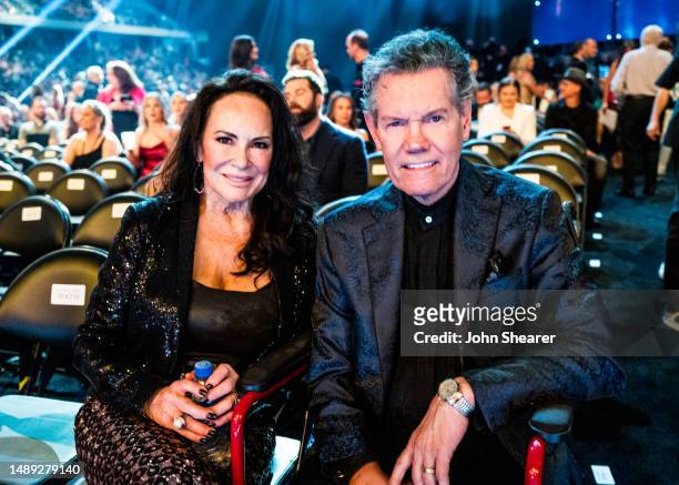 Mary Travis and Randy Travis attend the 58th Academy of Country Music Awards at The Ford Center at The Star on May 11, 2023 in Frisco, Texas.