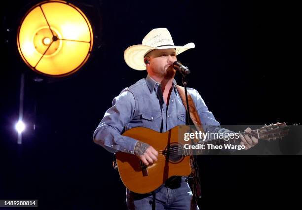 Cody Johnson performs onstage during the 58th Academy Of Country Music Awards at The Ford Center at The Star on May 11, 2023 in Frisco, Texas.