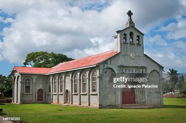 church. - nukualofa stockfoto's en -beelden