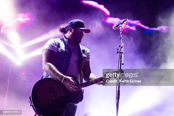 Koe Wetzel performs at Ascend Amphitheater on May 11, 2023 in Nashville, Tennessee.