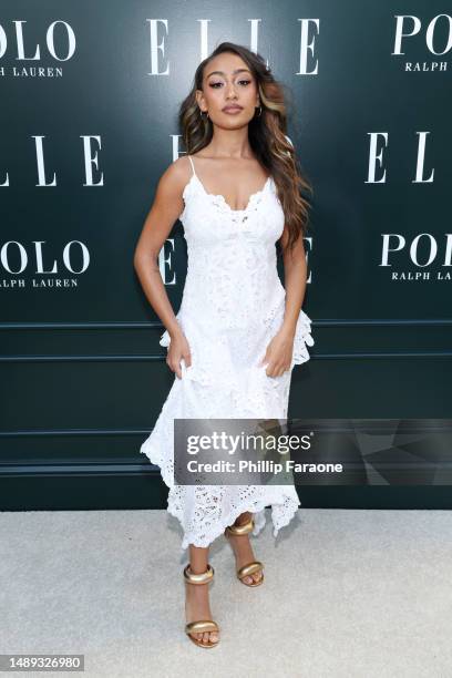 Lexi Underwood, wearing Polo Ralph Lauren, attends "ELLE Hollywood Rising" Presented by Polo Ralph Lauren at The Georgian Hotel on May 11, 2023 in...