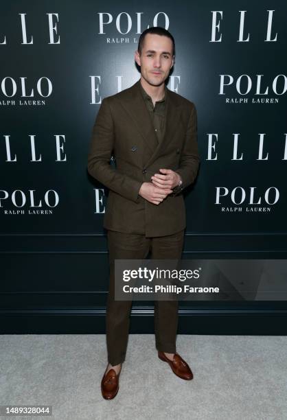 Jonah Hauer-King, wearing Polo Ralph Lauren, attends "ELLE Hollywood Rising" Presented by Polo Ralph Lauren at The Georgian Hotel on May 11, 2023 in...