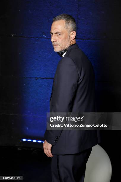 Filippo Timi attends the 68th David Di Donatello Elle magazine welcome cocktail on May 10, 2023 in Rome, Italy.