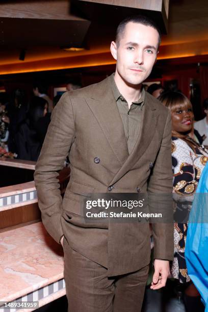 Jonah Hauer-King, wearing Polo Ralph Lauren, attends "ELLE Hollywood Rising" Presented by Polo Ralph Lauren at The Georgian Hotel on May 11, 2023 in...