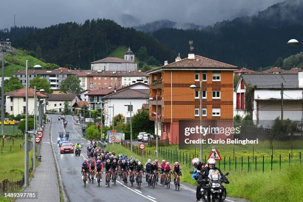 General view of Anna Trevisi of Italy, Elizabeth Holden of The United Kingdom, Sofia Bertizzolo of Italy and UAE Team Adq, Niamh Fisher-Black of New...