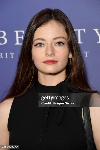 Mackenzie Foy attends the Los Angeles Premiere Of "Wild Beauty: Mustang Spirit Of The West" on May 11, 2023 in Los Angeles, California.