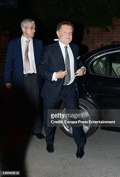 Pascua Ortega attends a party at president of Airbus' home, Domingo Urena on June 29, 2012 in Madrid, Spain.
