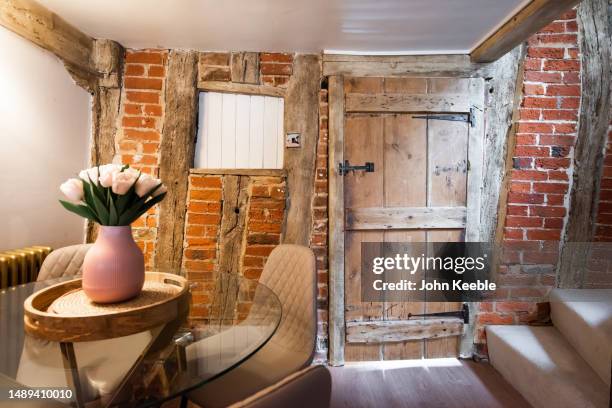 property cottage interiors - diamond pattern stock pictures, royalty-free photos & images