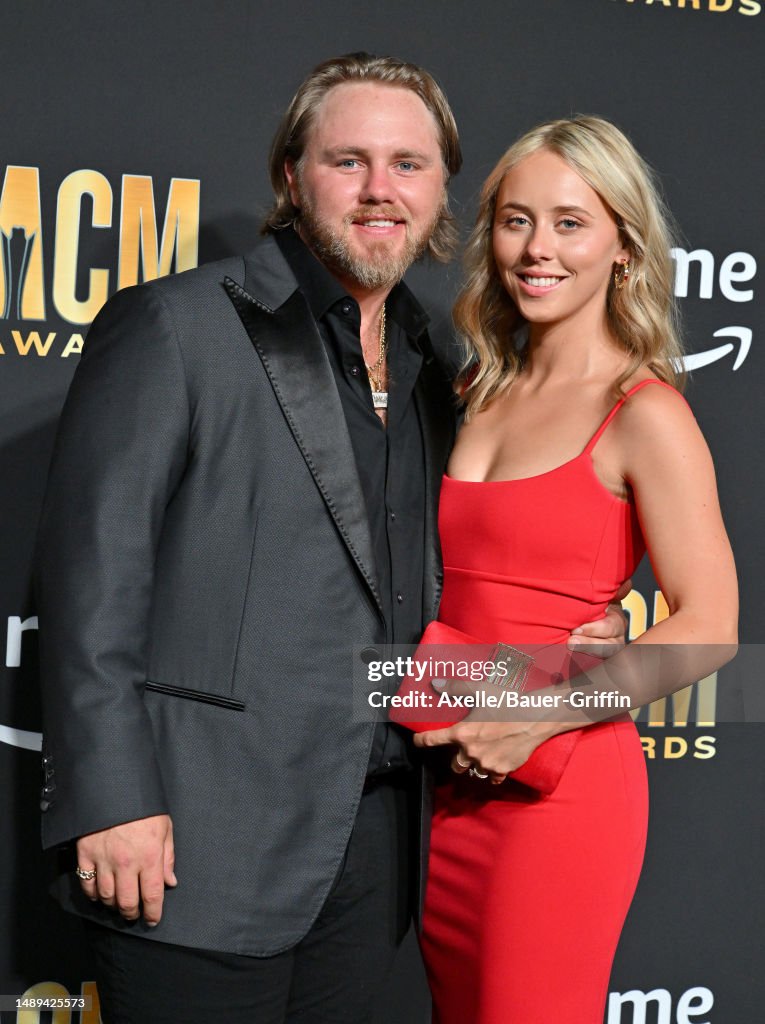 Delaney Ritter ERNEST and Delaney Royer attend the 58th Academy of Country Music ...